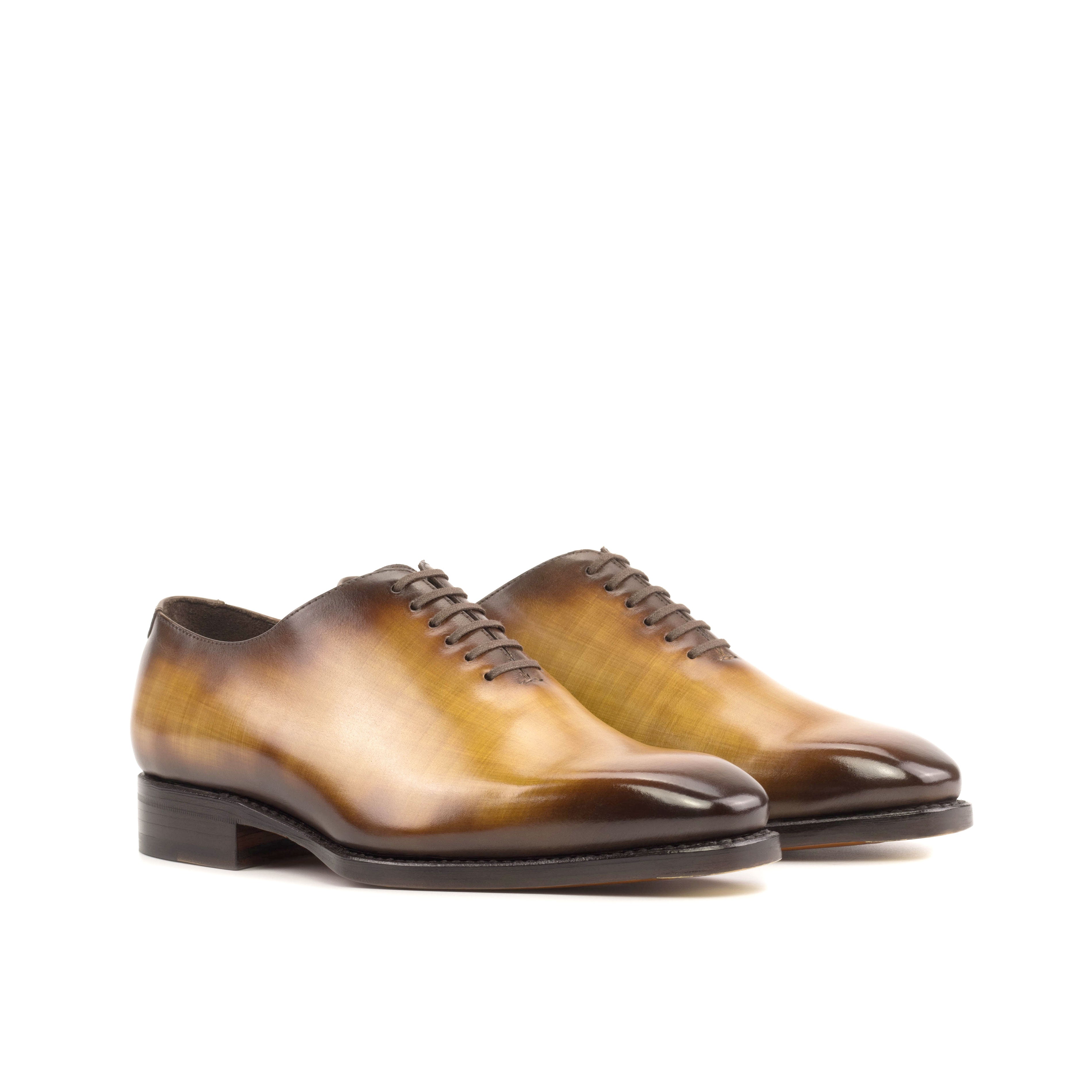 Whole Cut Patina Dress Shoes