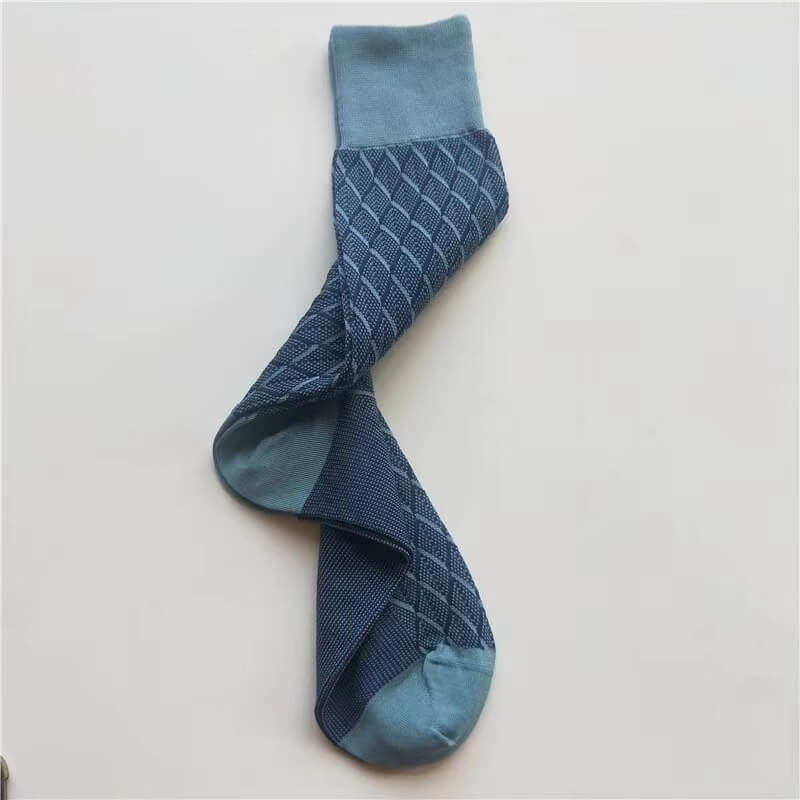 Blue on Blue Socks