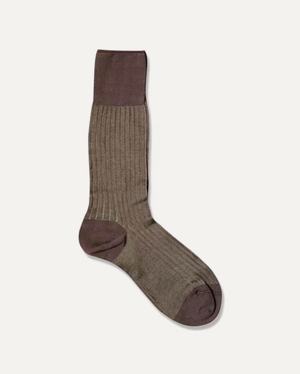 Brown Tan Socks