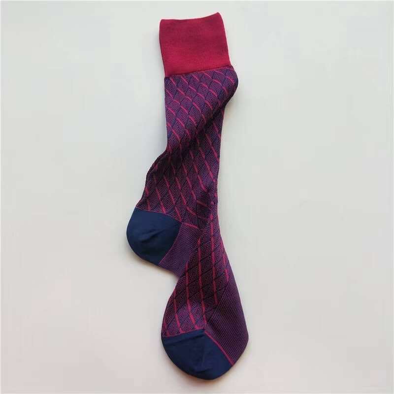 Cranberry Blue Socks